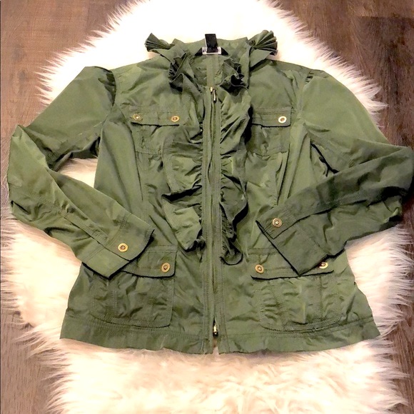 Green Pull Over Jacket